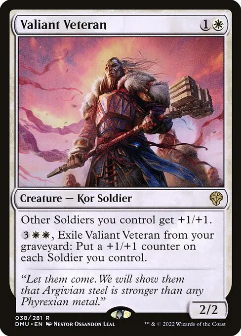 Valiant Veteran - Foil