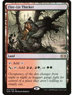 Fire-Lit Thicket - Foil