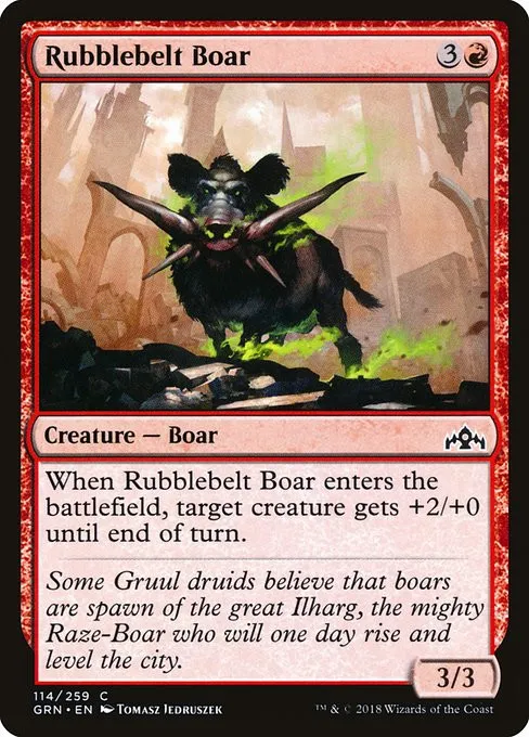 Rubblebelt Boar - Foil