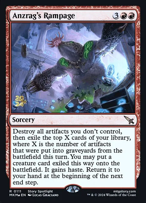 Anzrag's Rampage - Foil