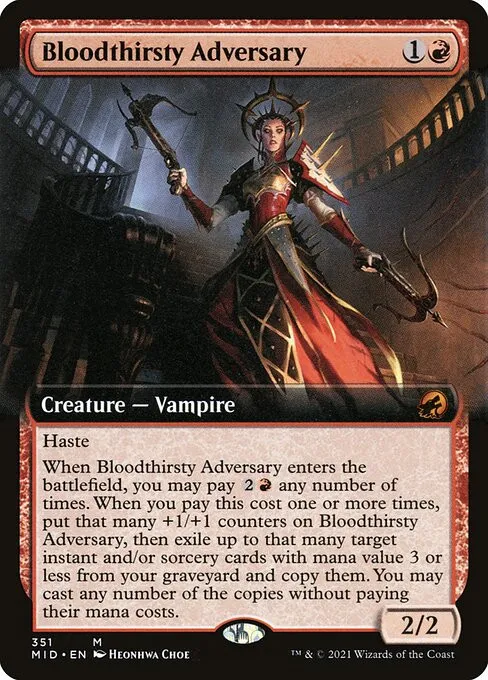 Bloodthirsty Adversary - Foil