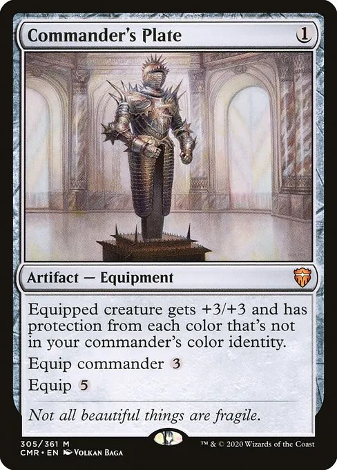 Commander's Plate - Foil