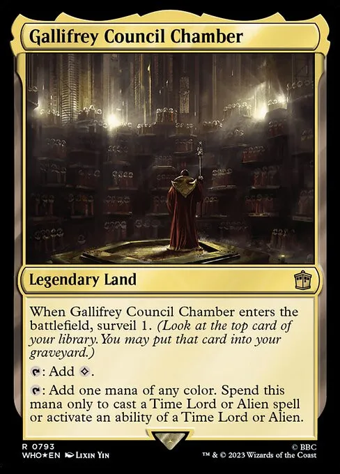 Gallifrey Council Chamber - Foil