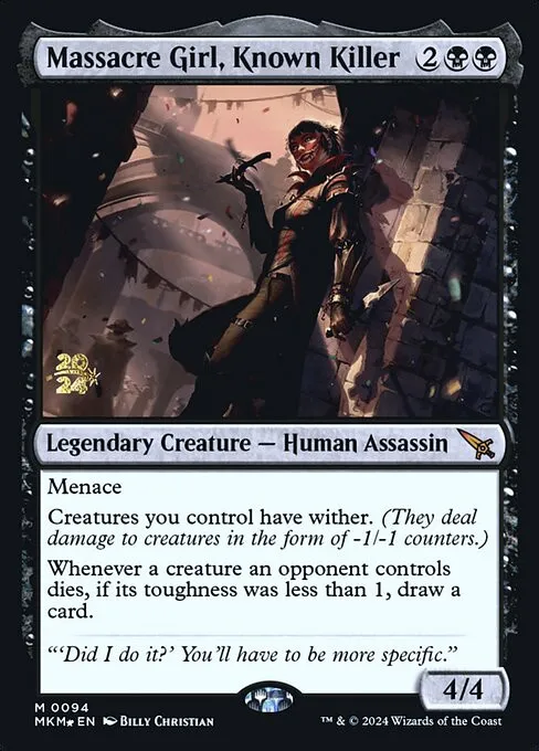 Massacre Girl, Known Killer - Foil
