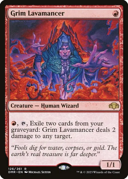 Grim Lavamancer - Foil
