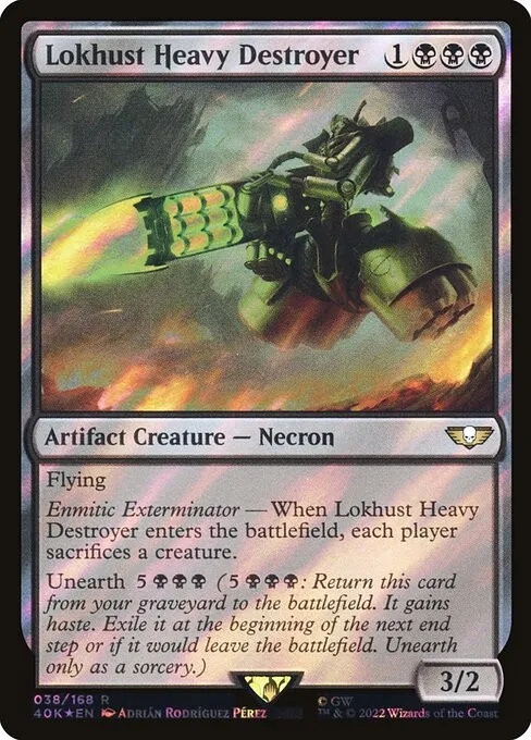 Lokhust Heavy Destroyer - Foil