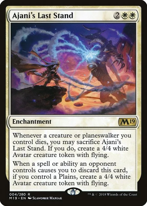Ajani's Last Stand - Foil