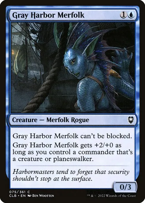 Gray Harbor Merfolk - Foil