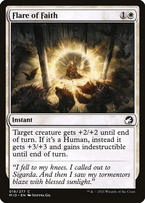 Flare of Faith - Foil
