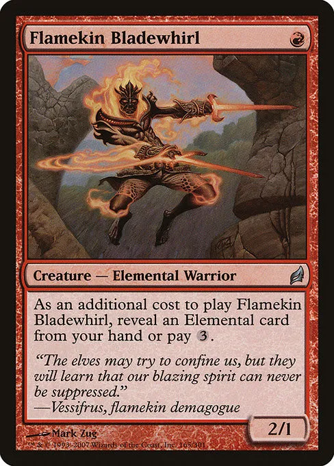 Flamekin Bladewhirl - Foil