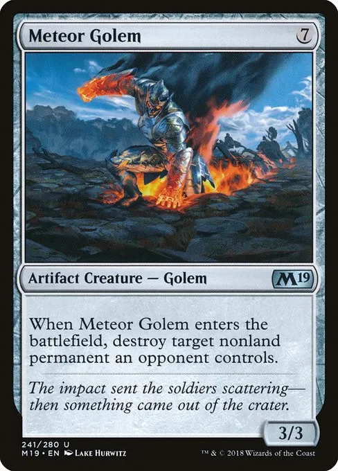 Meteor Golem - Foil