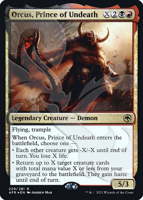Orcus, Prince of Undeath - Foil