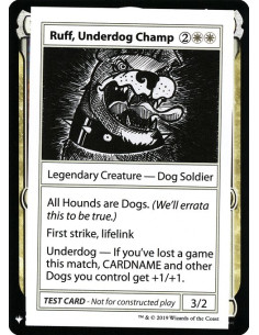 Ruff, Underdog Champ