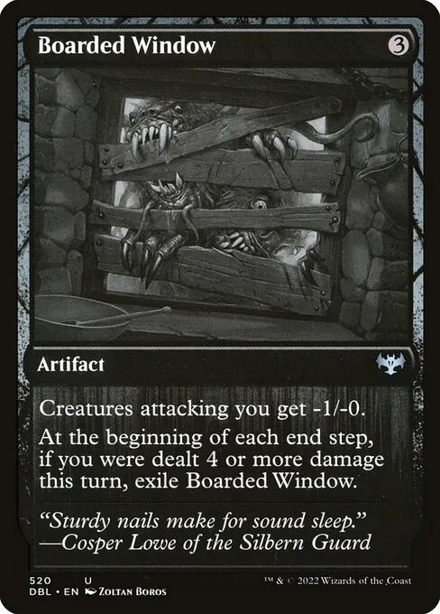 Boarded Window - Foil