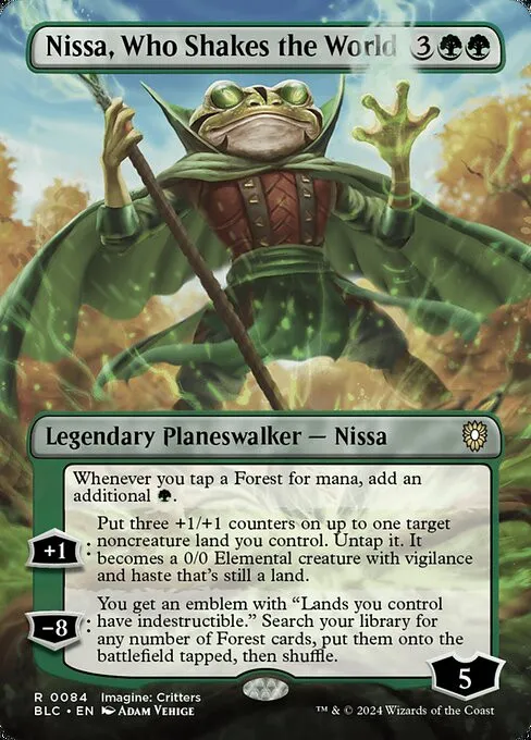 Nissa, Who Shakes the World - Foil
