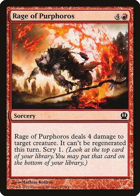 Rage of Purphoros - Foil