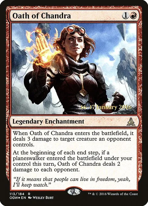 Oath of Chandra - Foil