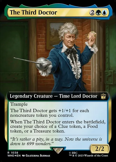The Third Doctor - Foil