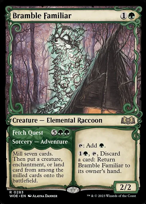 Bramble Familiar // Fetch Quest - Foil