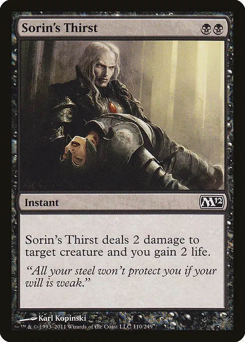 Sorin's Thirst - Foil