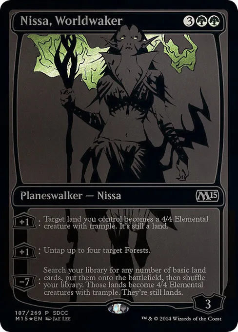 Nissa, Worldwaker - Foil