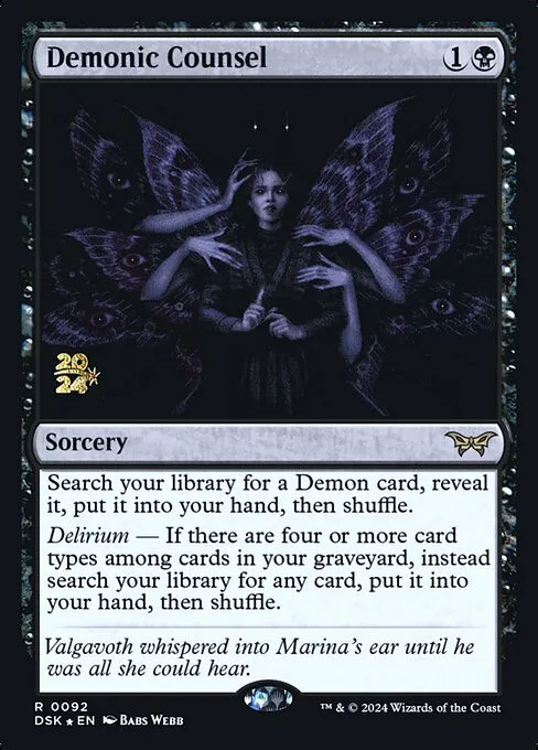 Demonic Counsel - Foil