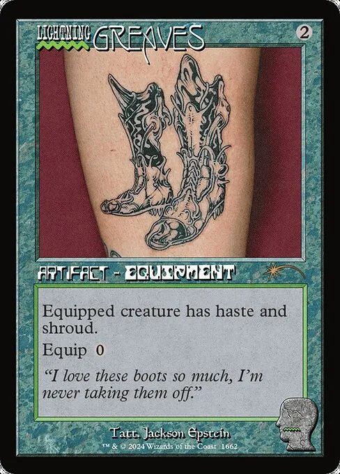 Lightning Greaves - Foil