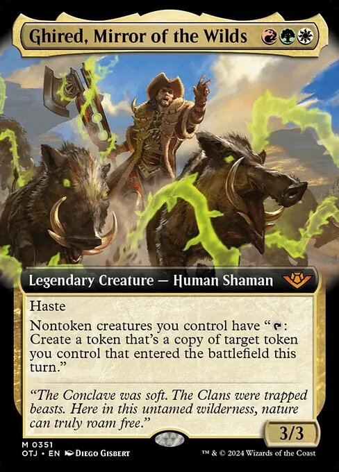 Ghired, Mirror of the Wilds - Foil