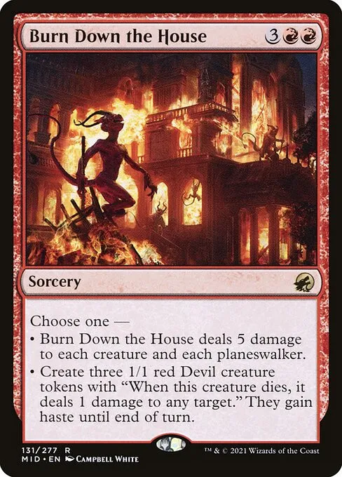 Burn Down the House - Foil
