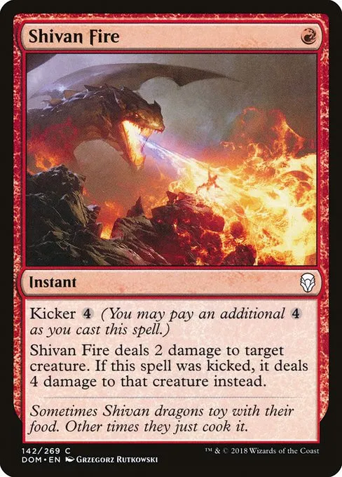 Shivan Fire - Foil