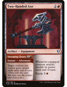 Two-Handed Axe // Sweeping Cleave - Foil