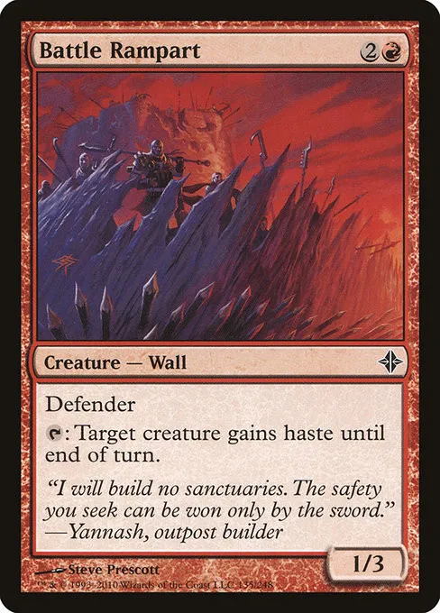 Battle Rampart - Foil