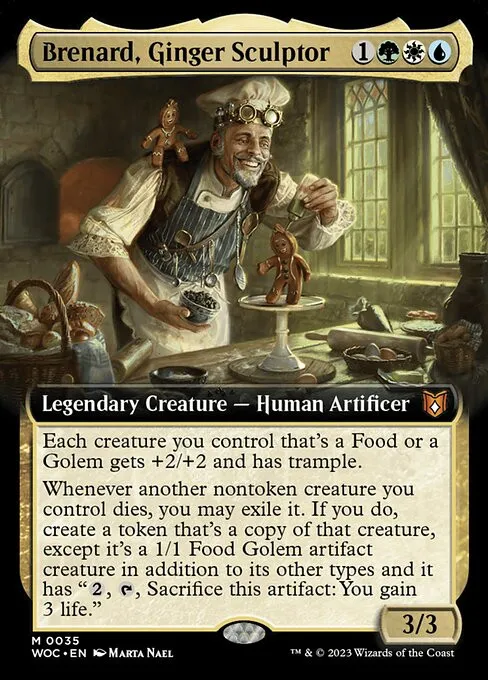 Brenard, Ginger Sculptor - Foil