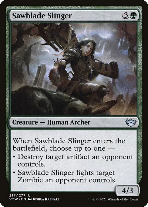 Sawblade Slinger - Foil
