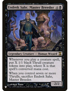 Endrek Sahr, Master Breeder