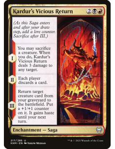 Kardur's Vicious Return - Foil