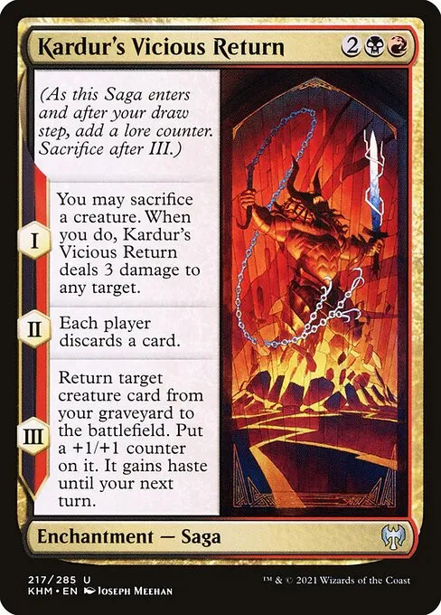 Kardur's Vicious Return - Foil
