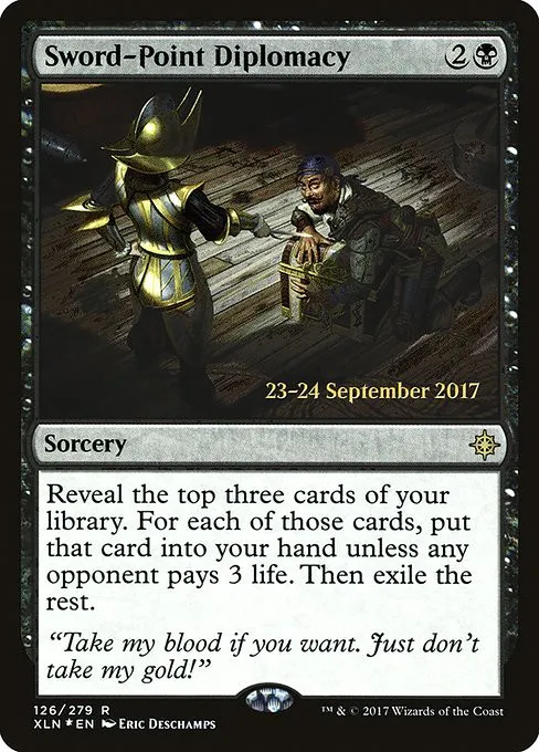 Sword-Point Diplomacy - Foil