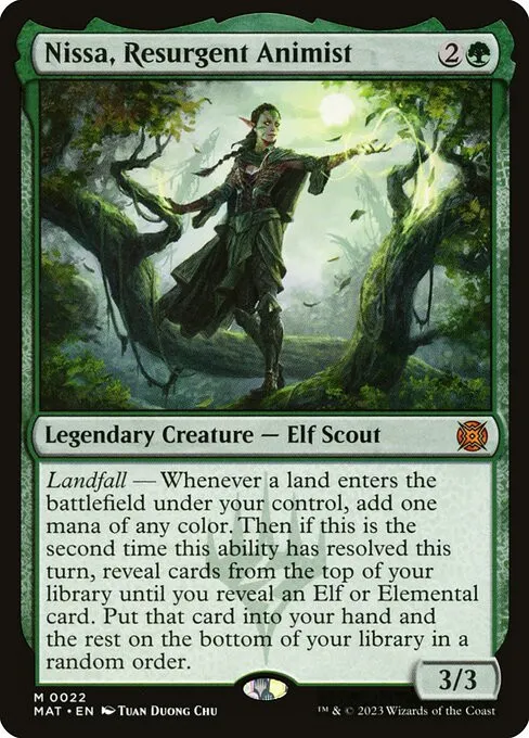 Nissa, Resurgent Animist - Foil