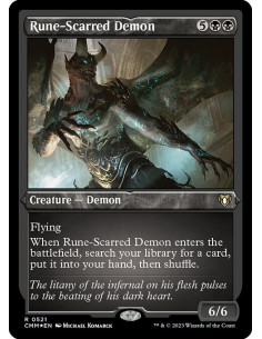 Rune-Scarred Demon - Foil