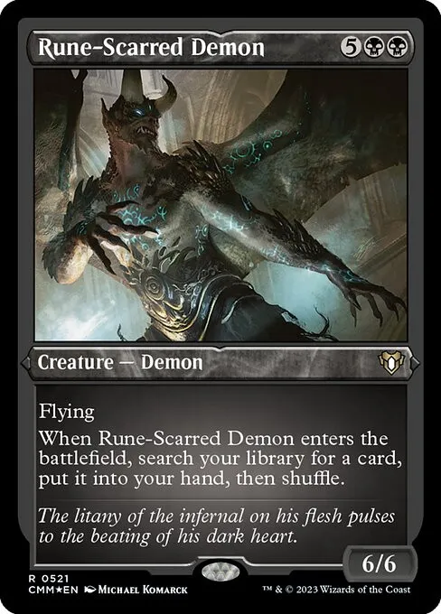 Rune-Scarred Demon - Foil