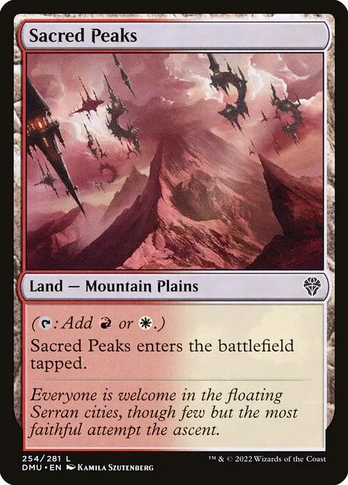 Sacred Peaks - Foil