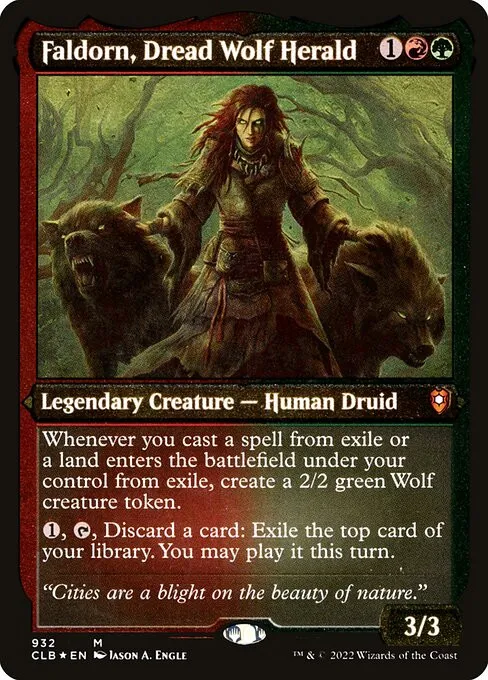 Faldorn, Dread Wolf Herald - Foil