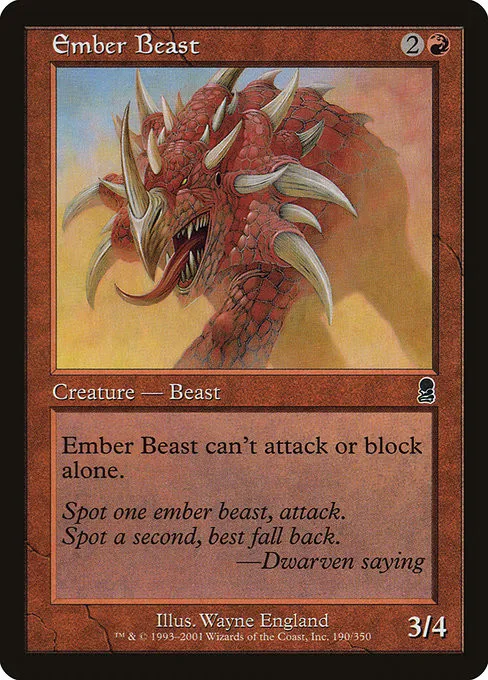 Ember Beast - Foil