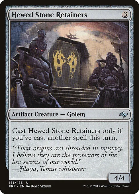 Hewed Stone Retainers - Foil