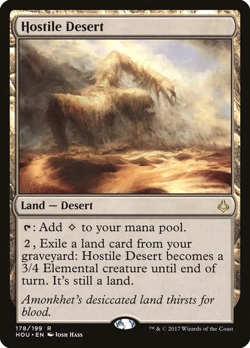 Hostile Desert - Foil
