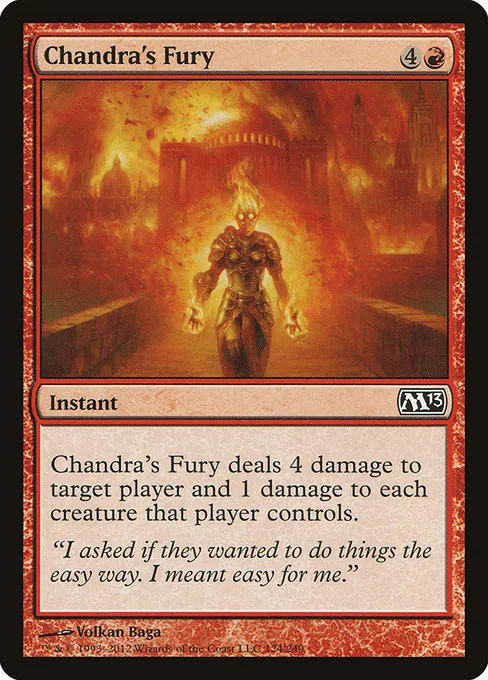 Chandra's Fury - Foil