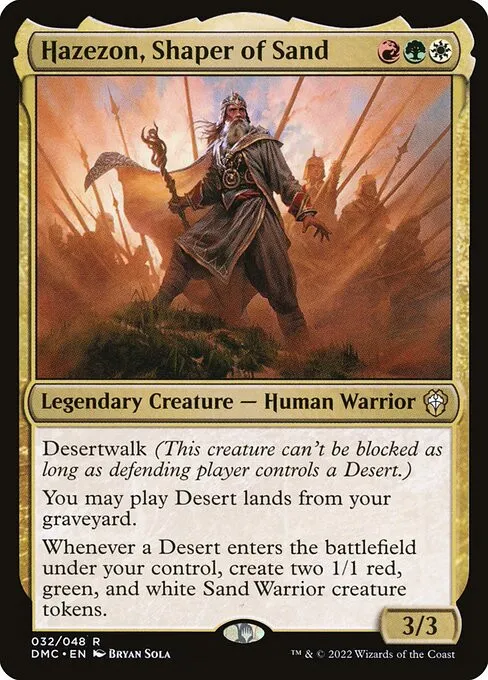 Hazezon, Shaper of Sand - Foil