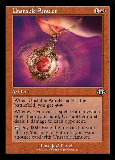 Unstable Amulet - Foil