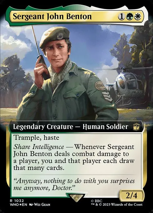 Sergeant John Benton - Foil